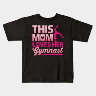 Gymnast Mom product for any Gymnastics Lover Kids T-Shirt